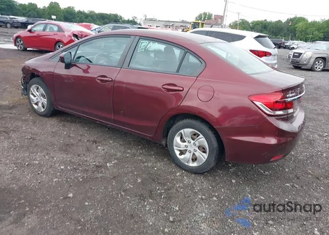2014 Honda Civic Lx из США, поврежденный, VIN 19XFB2F50EE262053